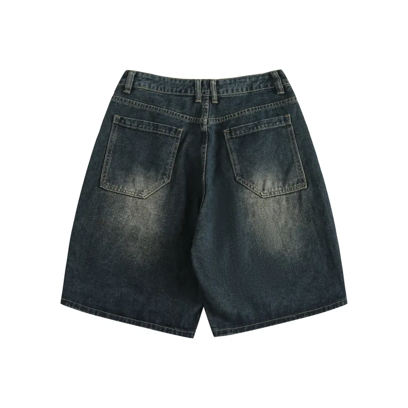 TIRED Denim Shorts Unisex-18