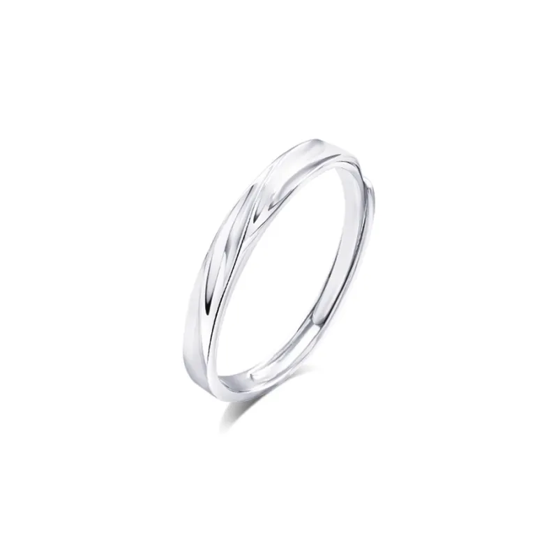 KUMET Sterling Silver Rings Unisex-5