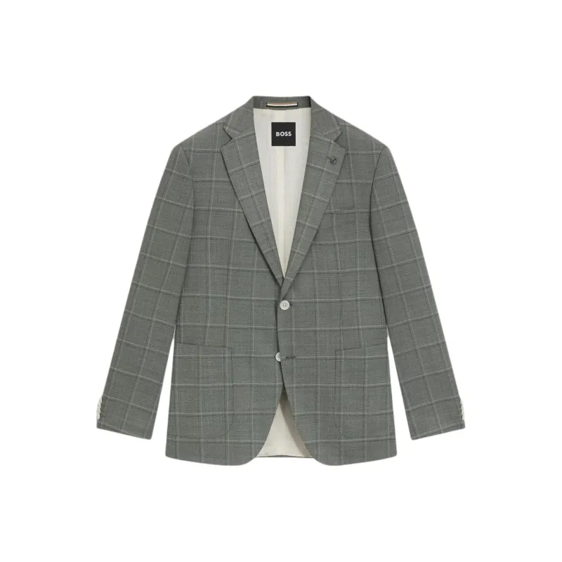 HUGO BOSS Business Suit Coat Men's Green-0