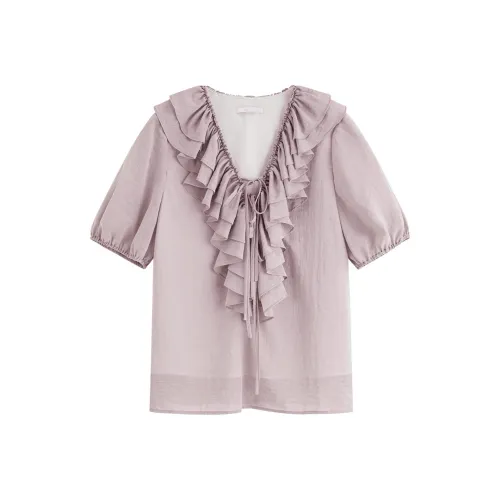 FANSILANEN Shirts Women's Soft ultra Purple