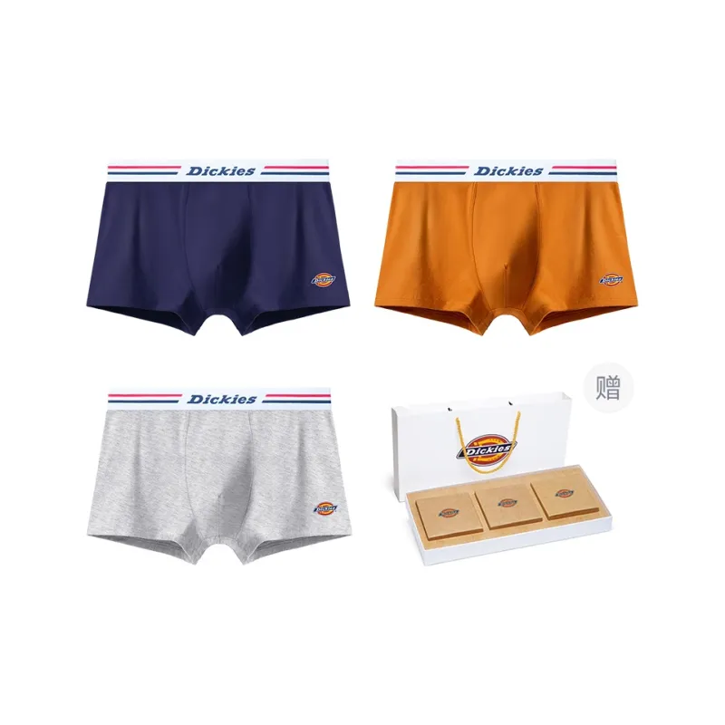 Dickies Cotton Like Gusset Underpants Men's Gift Box 3 Pieces+Handbag-8