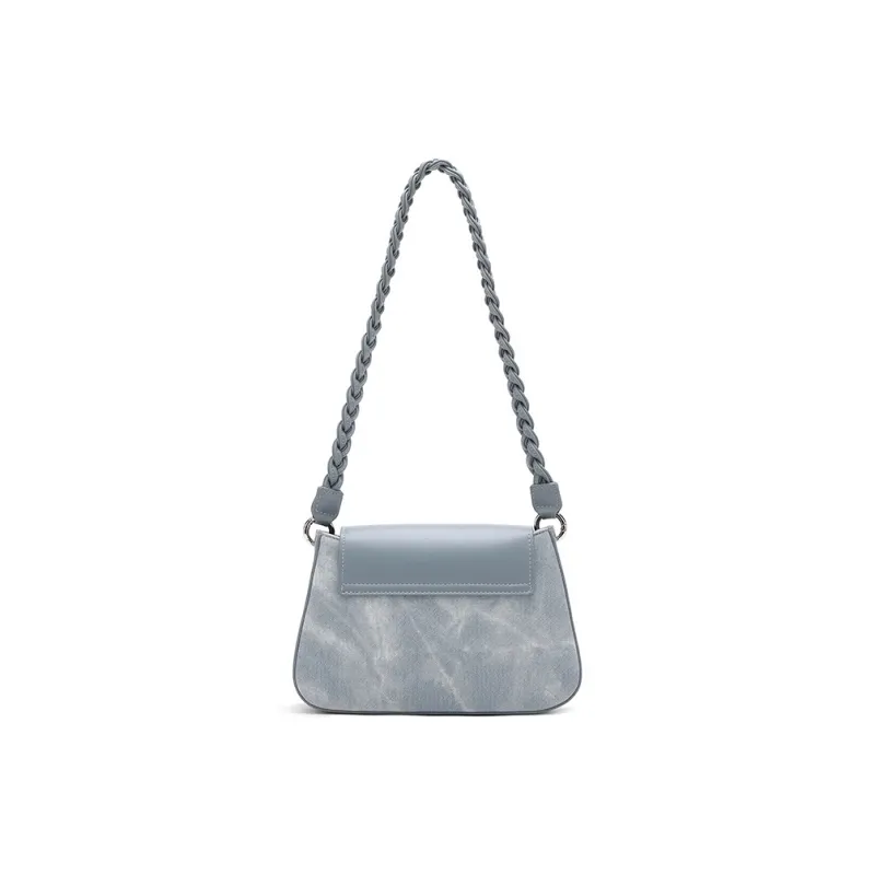 CLEVER& KETCH PU Shoulder Bag Women's Blue-2