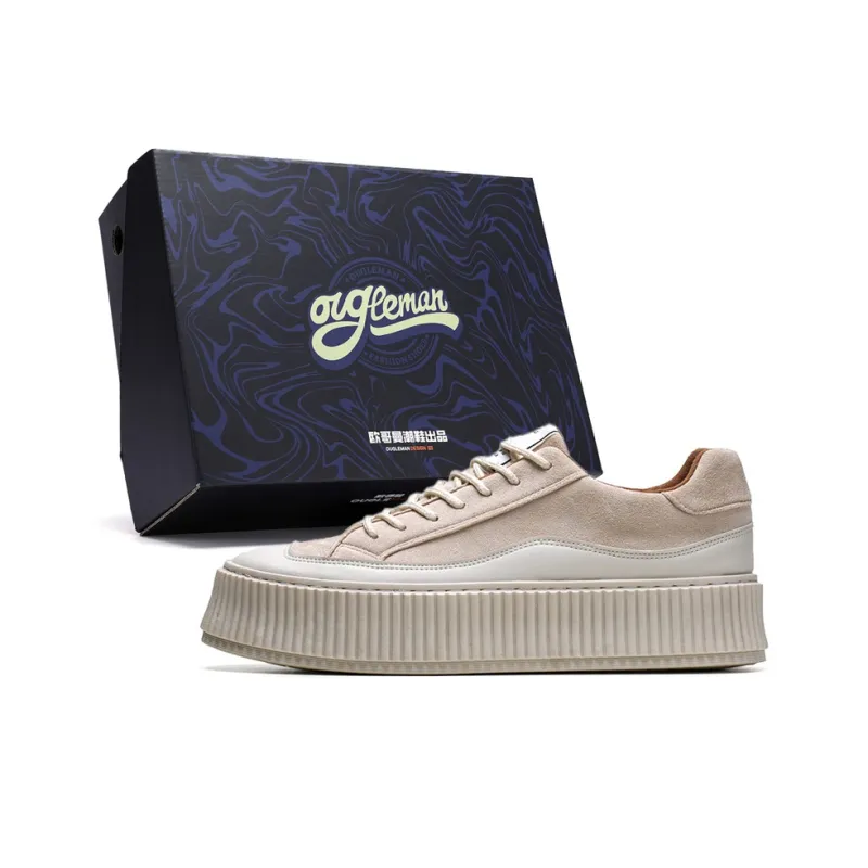 OUGLEMEN Coverage Slip Resistant And Abrasion Resistant Low Top Skateboard Shoes Men's-11