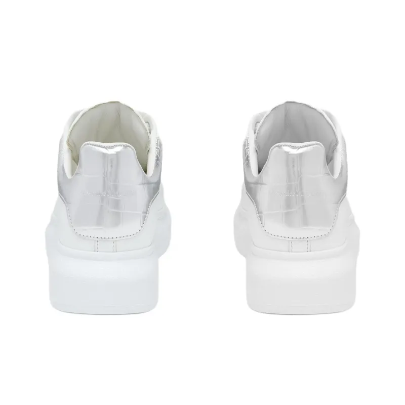 Alexander McQueen Oversized Sneaker Low Top Casual Shoes Women's White-3