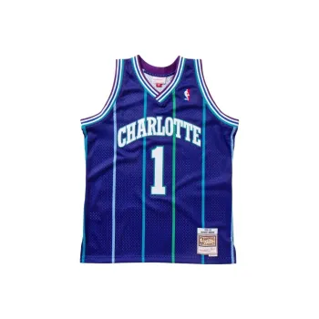 Mitchell & Ness x NBA Charlotte Hornets Basketball Jersey Men's Purple