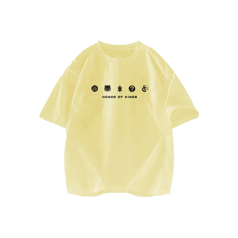 HONOR OF KINGS Short Sleeved T Shirts Hero Logo Unisex-23