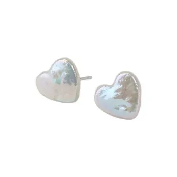 Andaozi Pearl Stud Earrings Women's