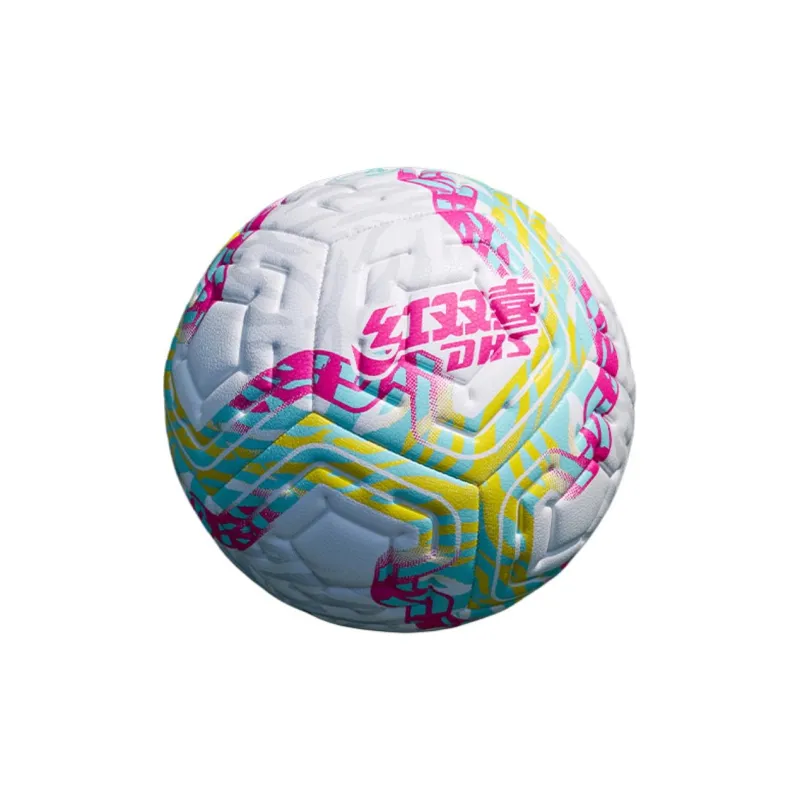DHS Size 4 Soccer PVC Machine Stitched Soccer Ball Kids' Pink-1