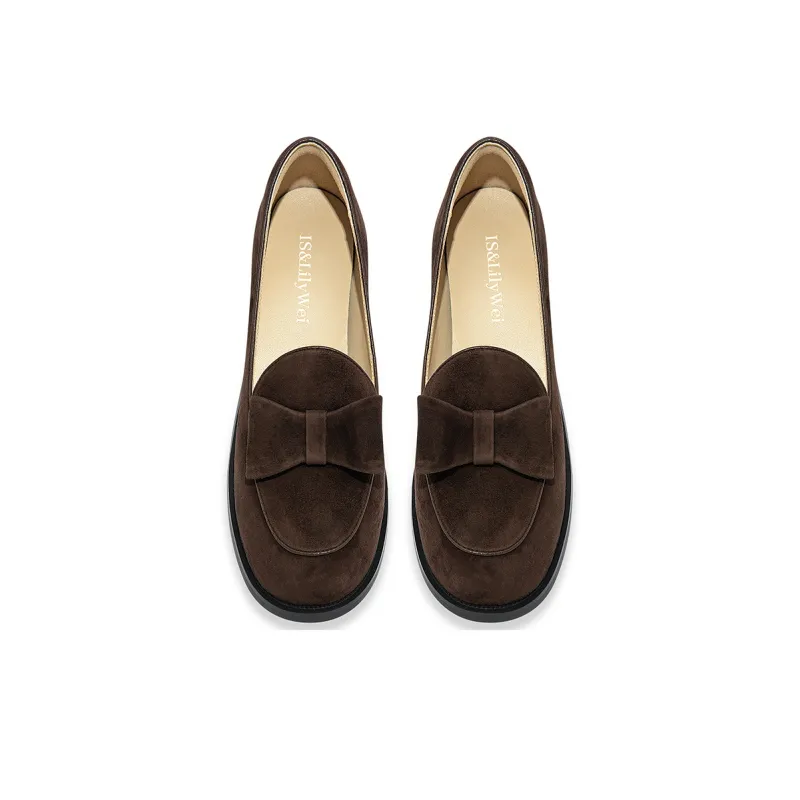 Lily Wei Caramel Custard Loafers Women's Dark Coffee-4
