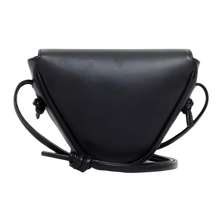 CELINE Smooth Cow Leather Shoulder Bag Crossbody Bag Mini Men's Black-1