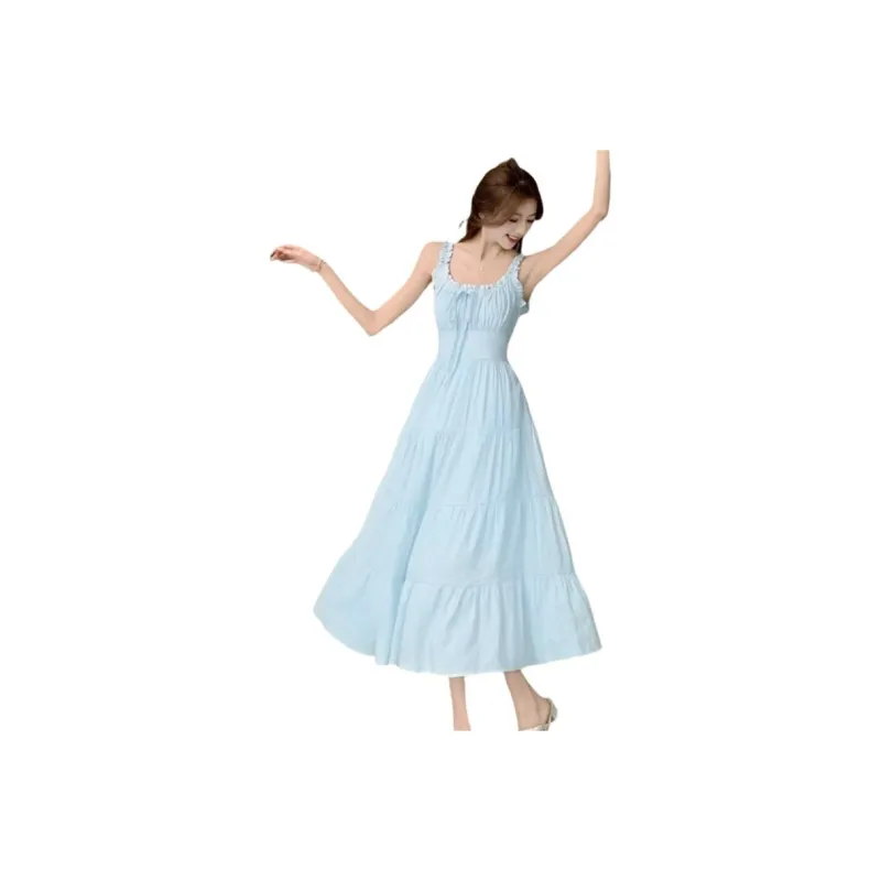 KAISER Slip Dresses Women's Blue-2