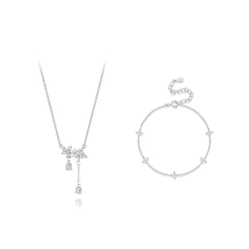 KUMET Sterling Silver Necklaces Women's