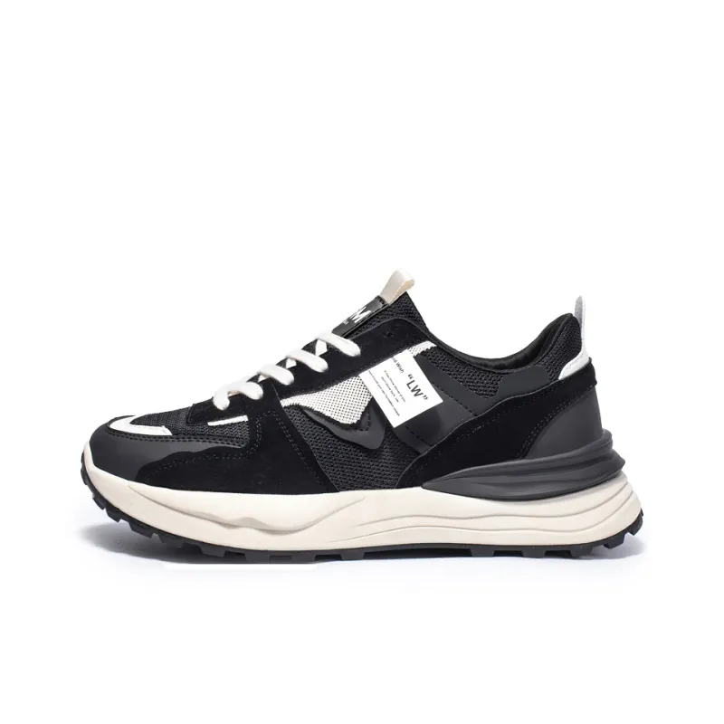 OUGLEMEN Slip Resistant And Abrasion Resistant Coverage Low Top Casual Shoes Men's Box-0