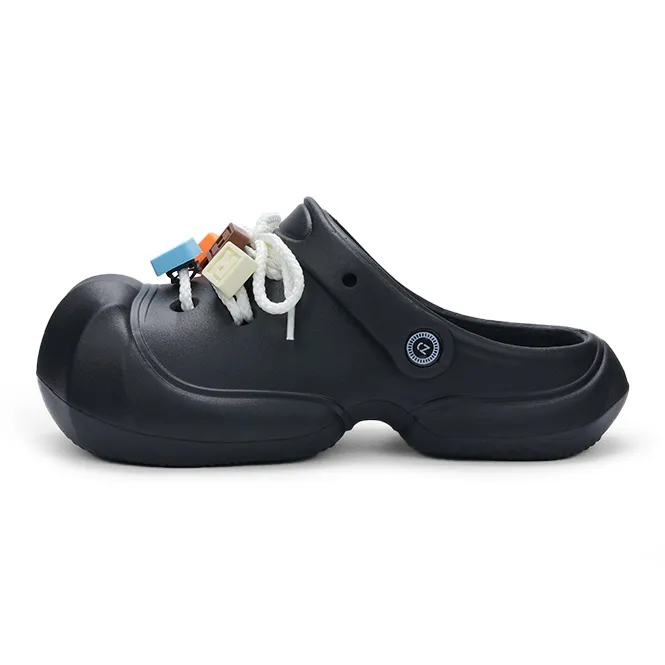 CHEDOIR Building Blocks Clogs Women's Summer DIY Outdoor Soft Sole Comfortable Beach Platform Closed Toe Shoes-15