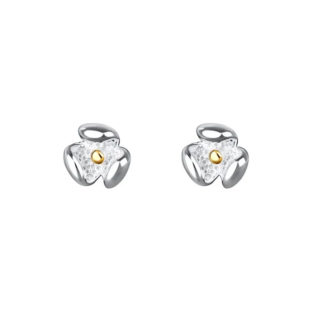 CENTURY&KINDLE S925 Silver Stud Earrings Women's-0