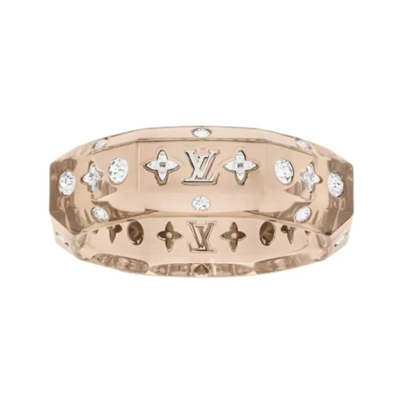 LOUIS VUITTON Resin, Rhinestone Bangles Women's Orange-0