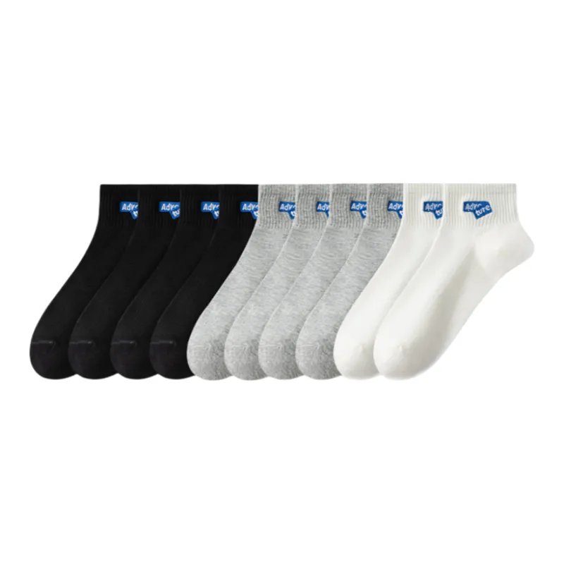 Lan Miao Mid Calf Socks Men's 10 Pack-1
