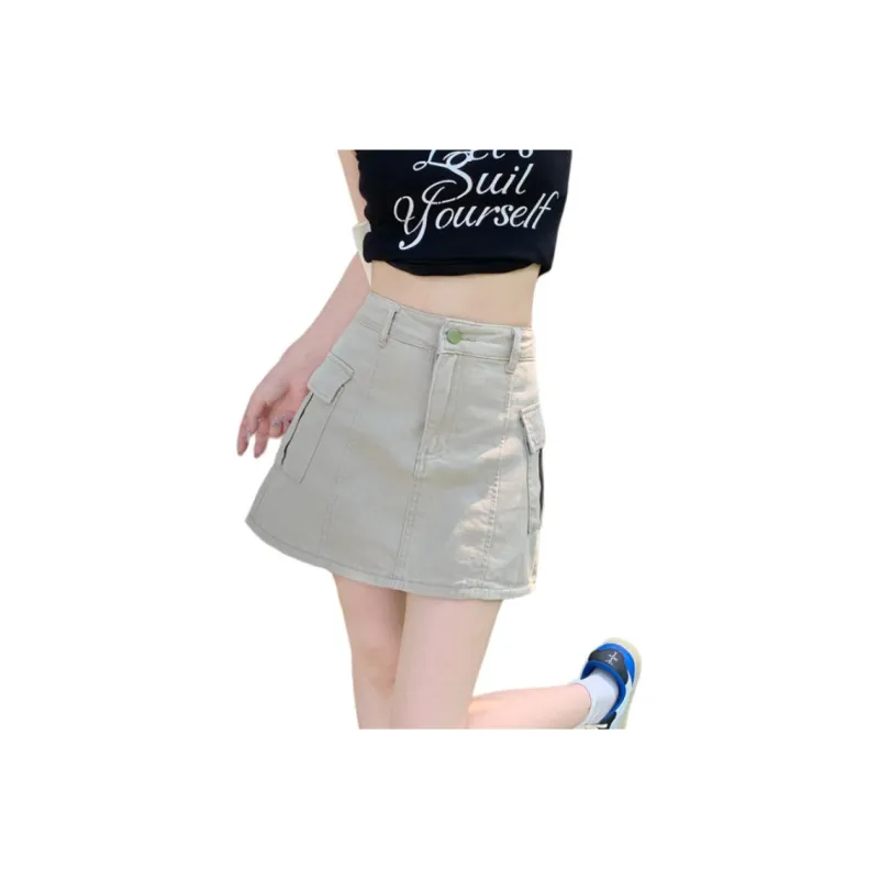 YINLEI Cargo Short Skirts Women's-4