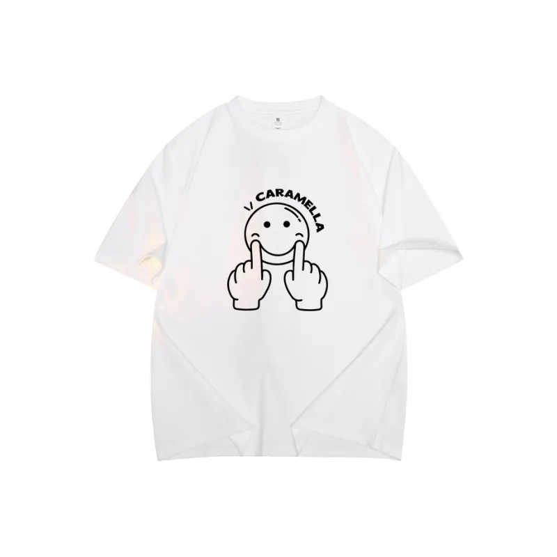 Caramella Drop Shoulder Sleeve T Shirt Women's-0