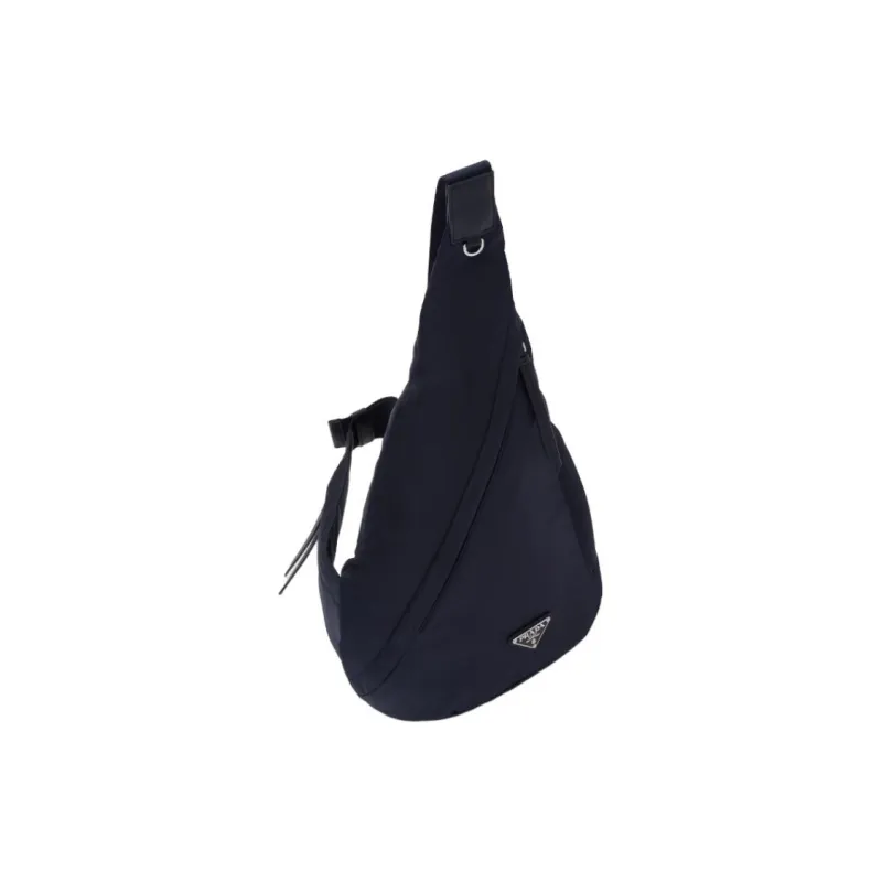 PRADA Re Nylon Recycled Polyamide Sling Bag Men's Marine Blue-1