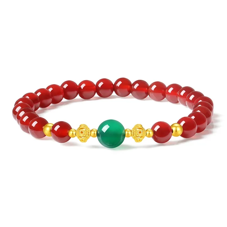 CHINA GOLD Agate Bracelets Women's-0