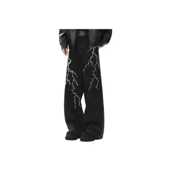 WHELVE Jeans Unisex Black