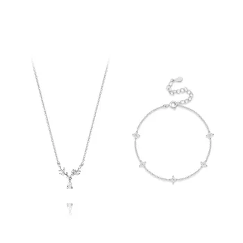 KUMET Sterling Silver Necklaces Women's