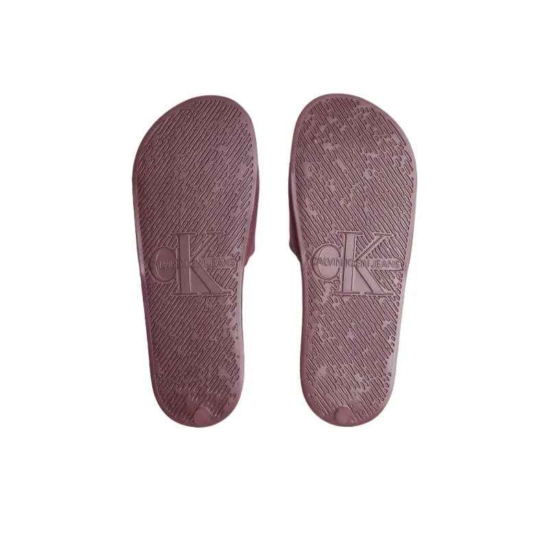 CKJ CALVIN KLEIN JEANS EVA Slide Slippers Men's Brown Red-5
