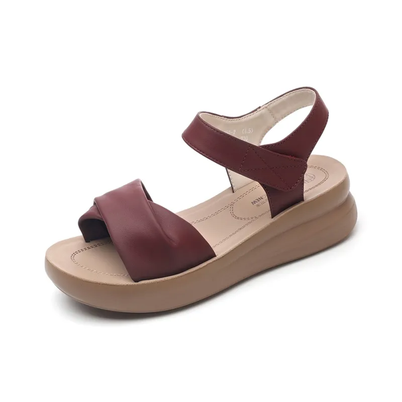 Cigna Beach Sandals Women's Black/Ecru/Apricot/Burgundy/Khaki-16