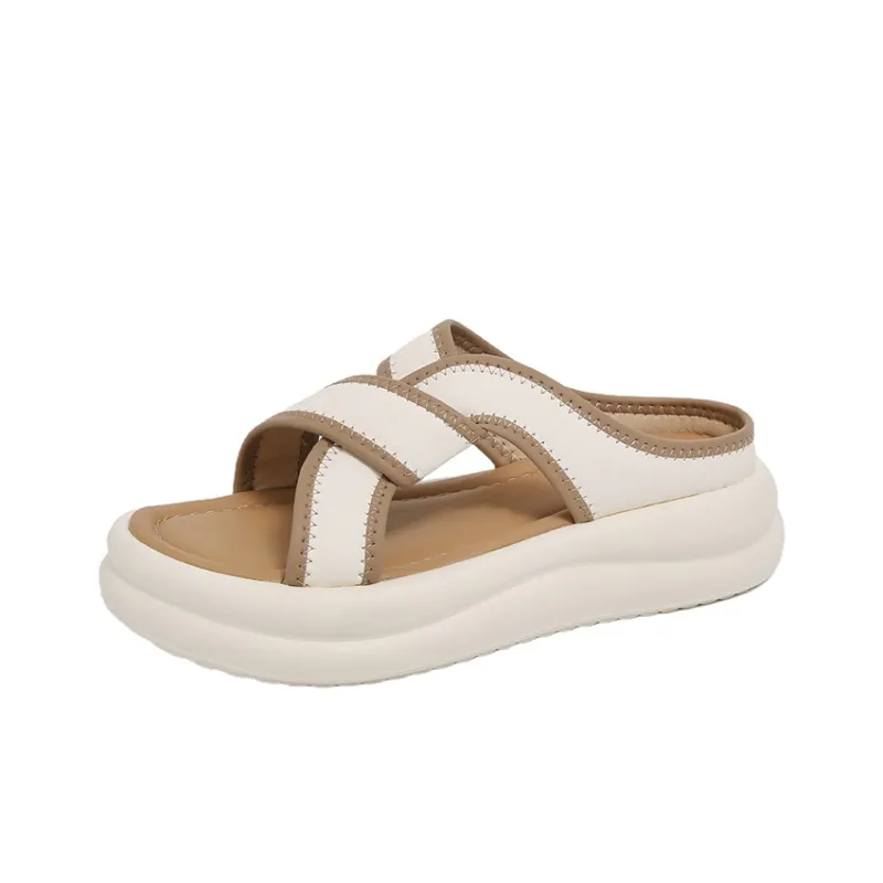 NANJIREN Quiet Slip Resistant Odor Resistant Abrasion Resistant Cushioning Slide Slippers Women's-0