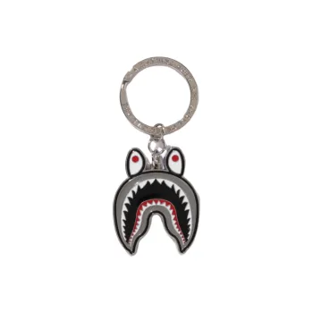 A BATHING APE Zinc Alloy Epoxy Resin Charm Bag Accessory Medium Size Men's Black