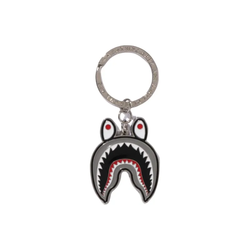A BATHING APE Zinc Alloy Epoxy Resin Charm Bag Accessory Medium Size Men's Black-0