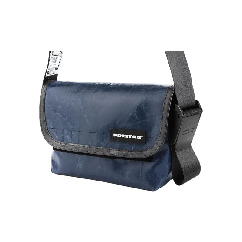 FREITAG Polyester Messenger Bag, Shoulder Bag, Crossbody Bag Unisex Blue-3