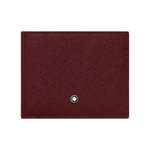 MONTBLANC Cow Leather Wallet Men's Brown