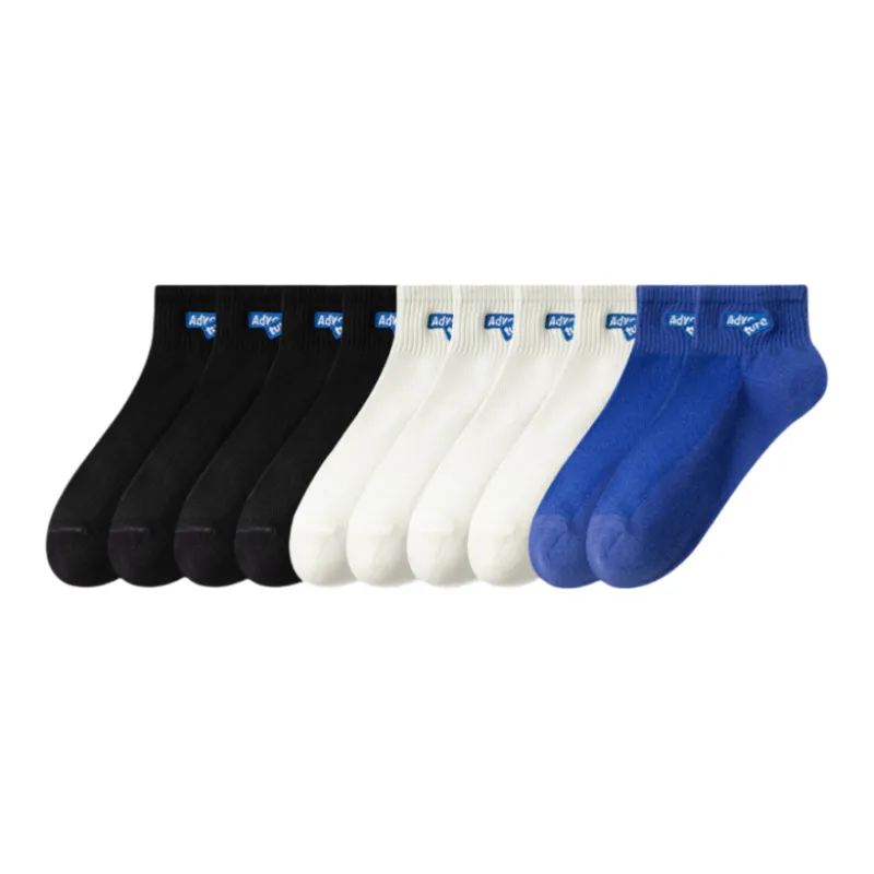 Lan Miao Mid Calf Socks Men's 10 Pack-3