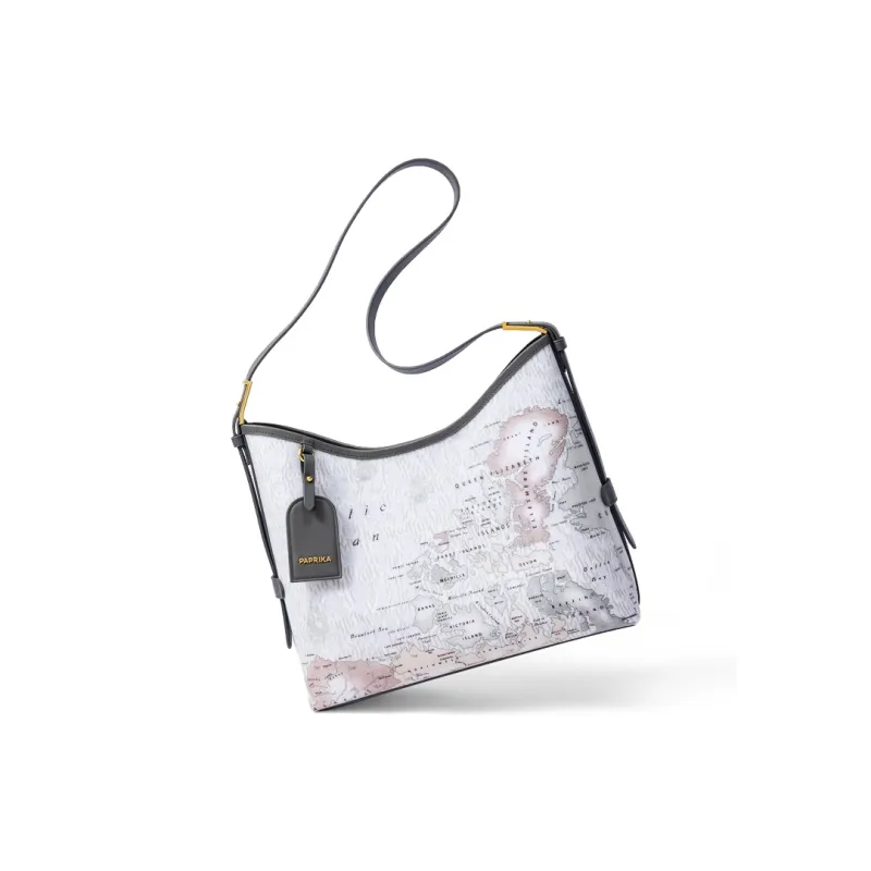 PAPRIKA Cow Leather Shoulder Bag Regular Women's Multicolor-19