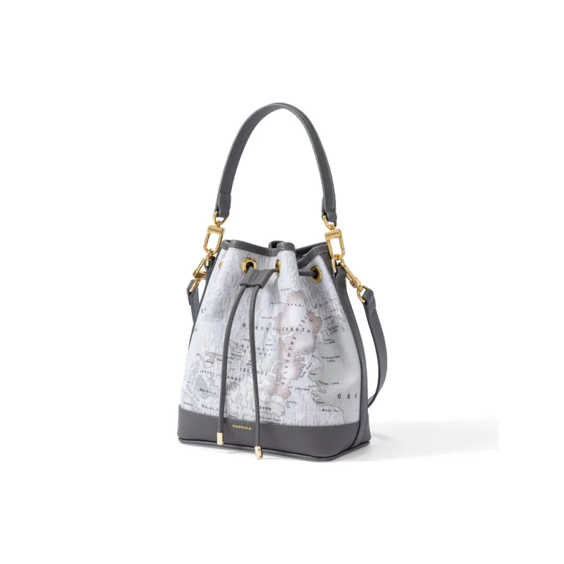 PAPRIKA Cow Leather Crossbody Bucket Handbag Women's Multicolor-13