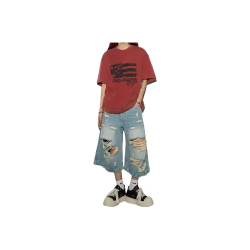 CORNILOT Denim Shorts Unisex Blue