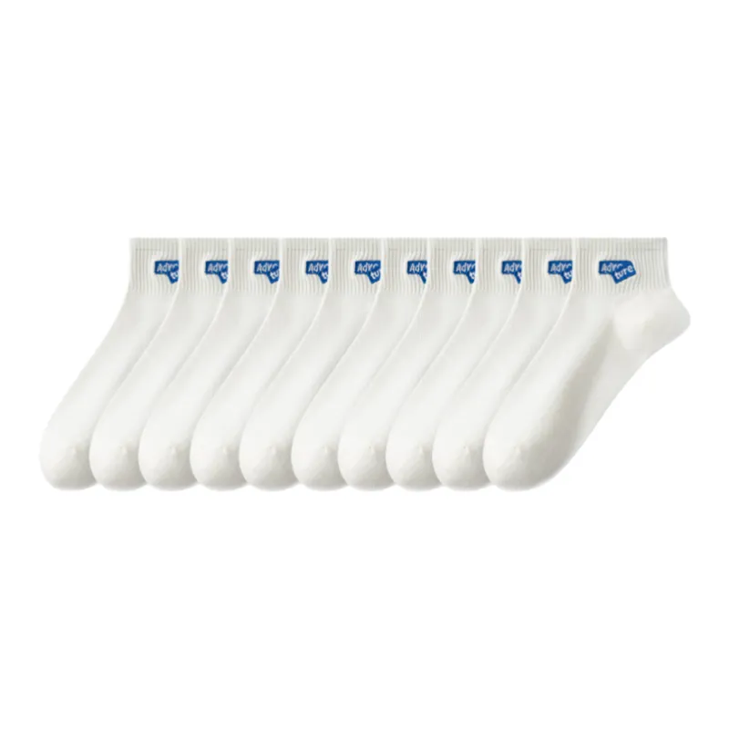 Lan Miao Mid Calf Socks Men's 10 Pack-6