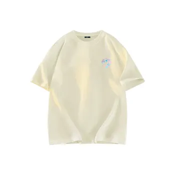 A02 T Shirts Unisex Light Beige Apricot