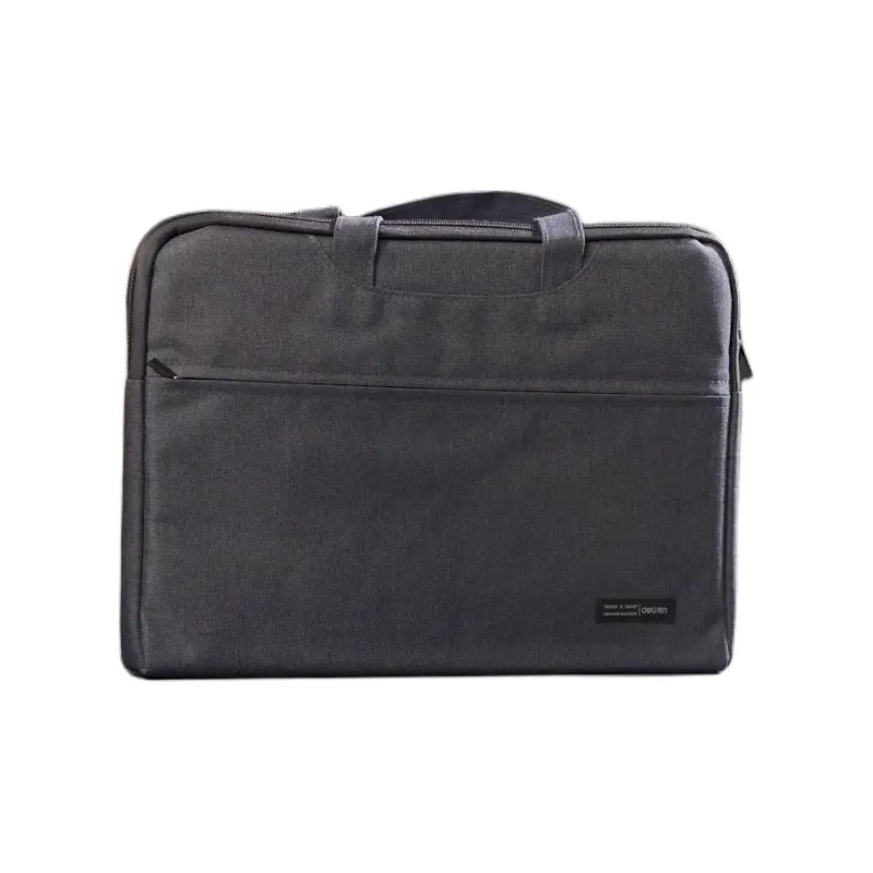 Deli Oxford Laptop Bag Unisex Black/Gray-4
