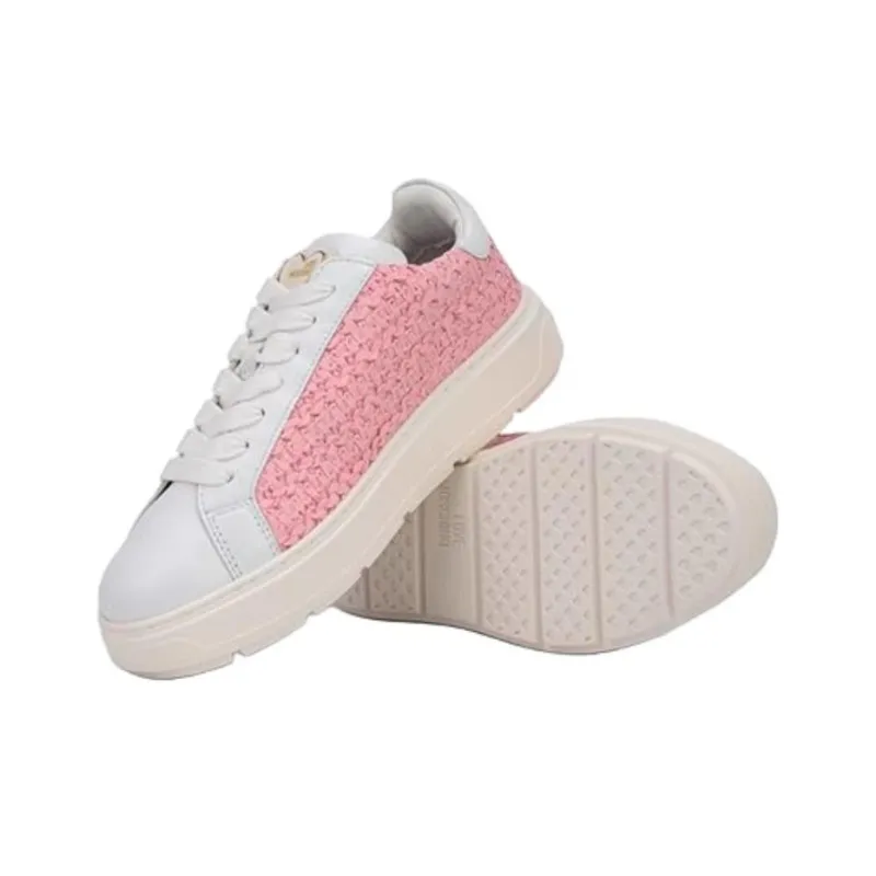 LOVE MOSCHINO Low Top Skateboard Shoes Women's Pink-3