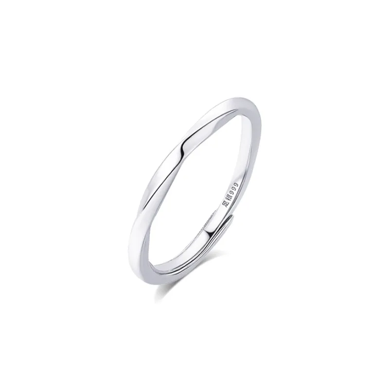 KUMET Sterling Silver Rings Unisex-5