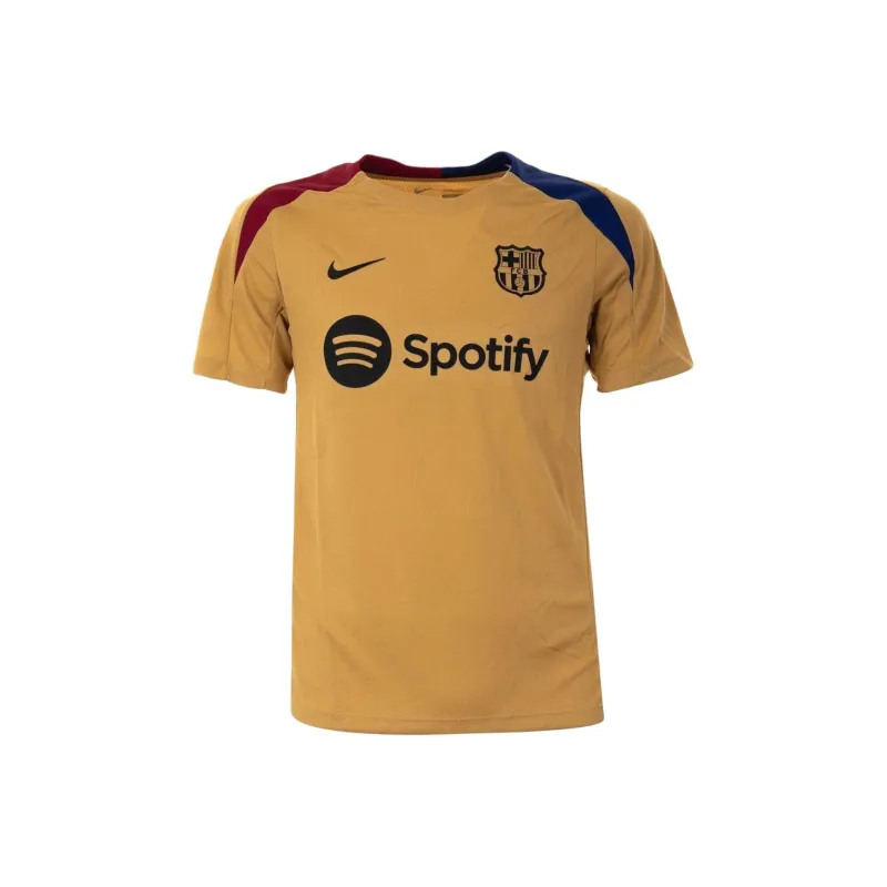 Nike x BASAILUONAZUQIUJULEBU,LIANMINGKUAN Dri Fit FCB MNK DF STRK SS TOP K Soccer Jersey Men's Brown-0