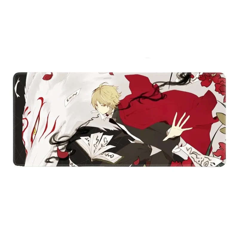 DANYIN Extra Large 'Tenshi No Yōkai' Table Mats For E Sports Gaming Computer Keyboard Men's Anime Home Use Mouse Pads-13