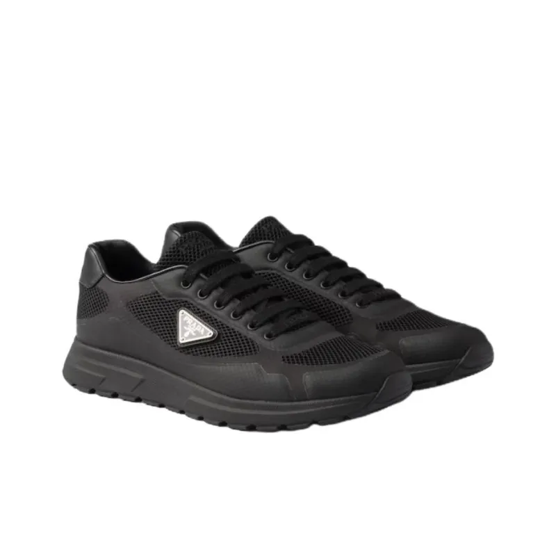 PRADA Prax 2.0 Low Top Casual Shoes Men's Black-2