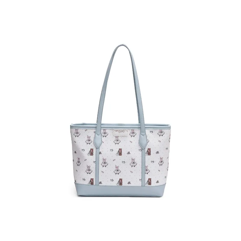 Miss Angel PU Shoulder Bag Regular Women's Pink/Blue-6