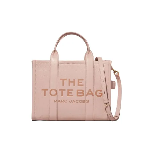 MARC JACOBS Leather Tote Bag, Shopping Bag, Shoulder Bag, Handbag Medium Size Women's Pink