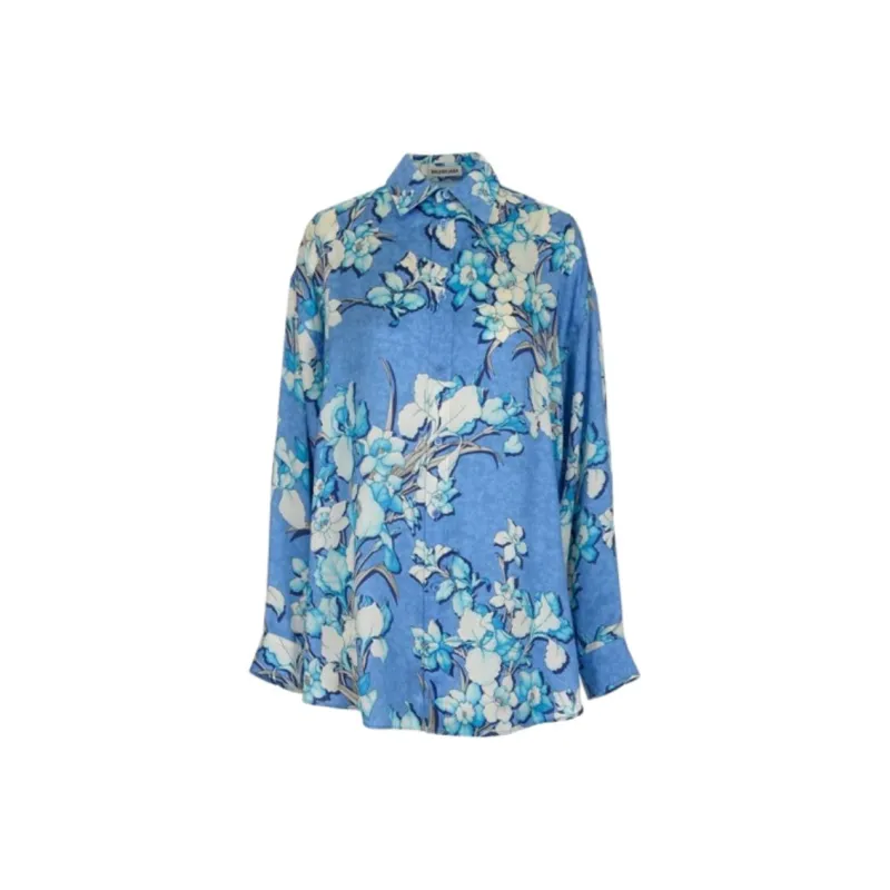 Balenciaga Shirts Women's Blue-0