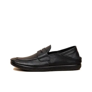 AMRGHONE Loafers Flat Men's Black